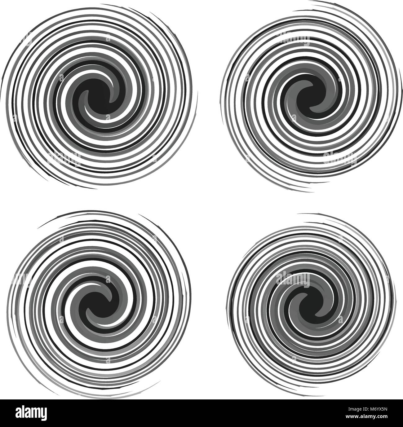 Geometric radial element. Abstract concentric, radial geometric motif ...