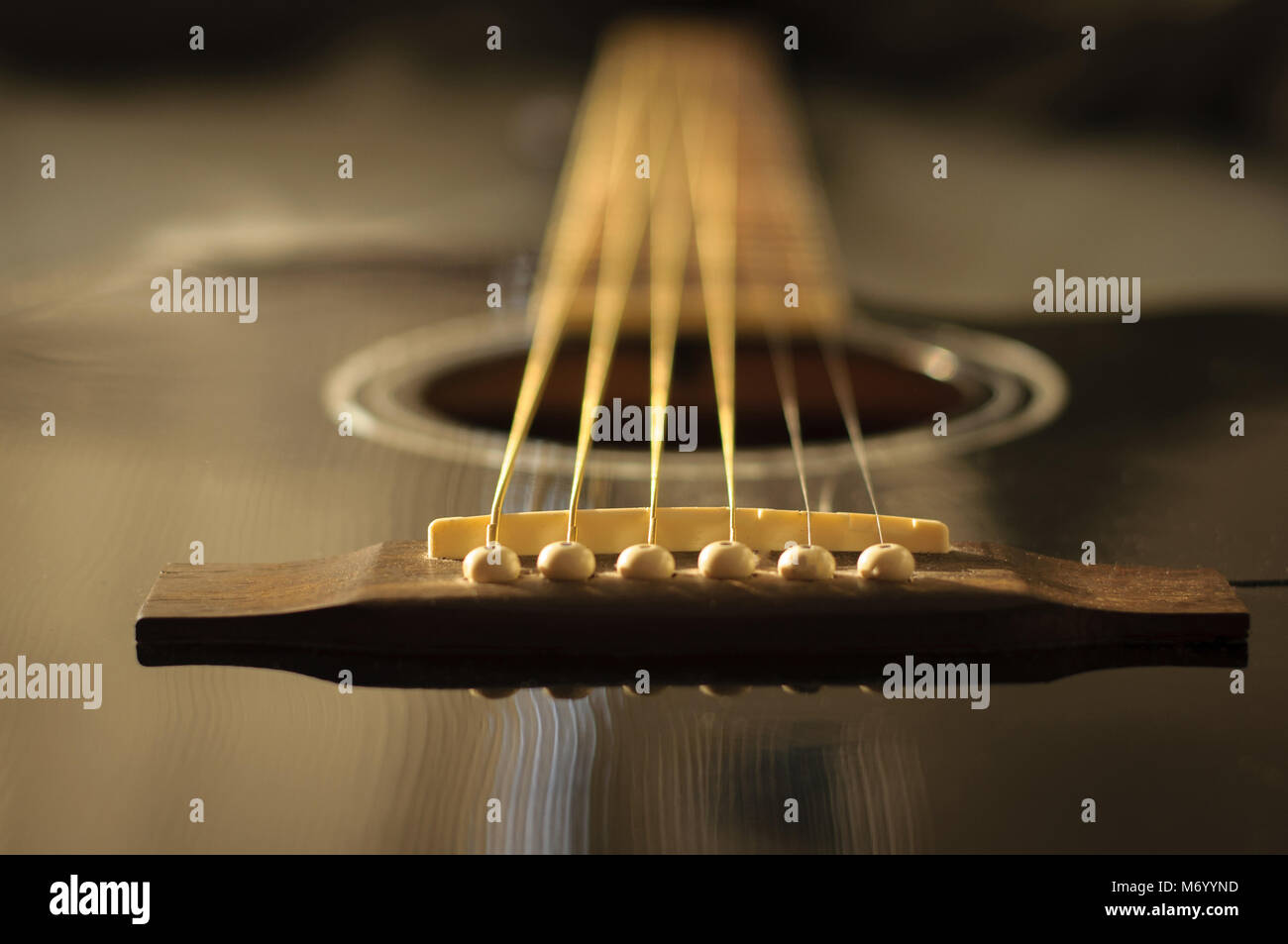 black acoustic guitar Stock Photo Alamy