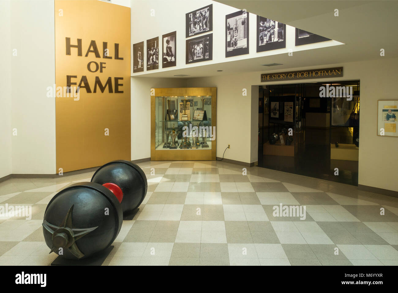 York Barbell weightlifting hall of fame in York PA Stock Photo Alamy