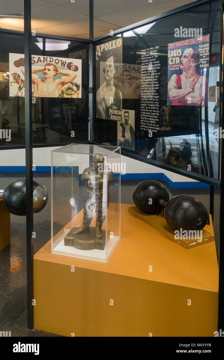 York Barbell weightlifting hall of fame in York PA Stock Photo Alamy