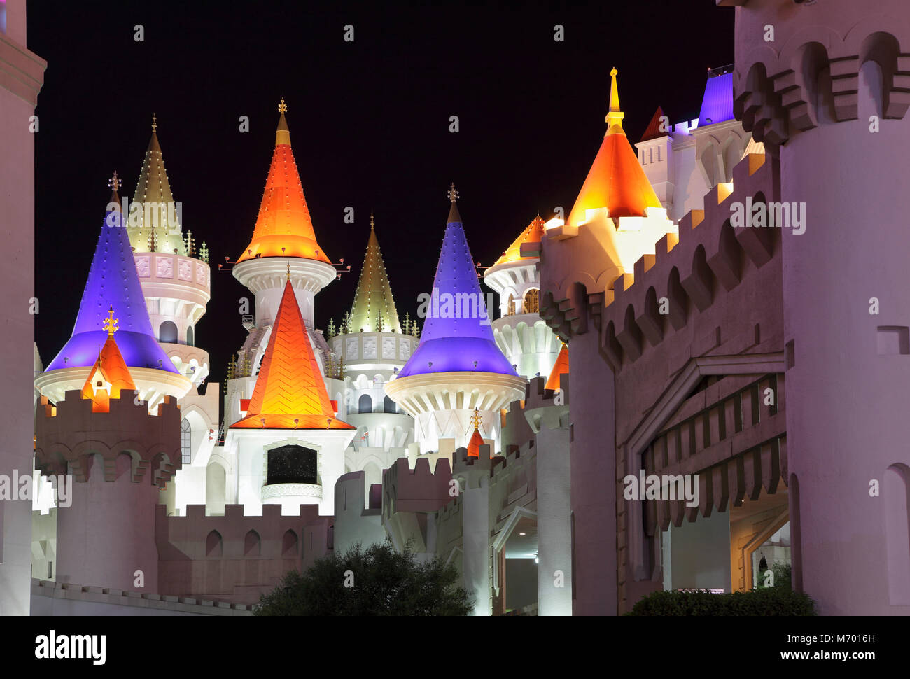 Excalibur Hotel and Casino, Las Vegas, Nevada, USA Stock Photo