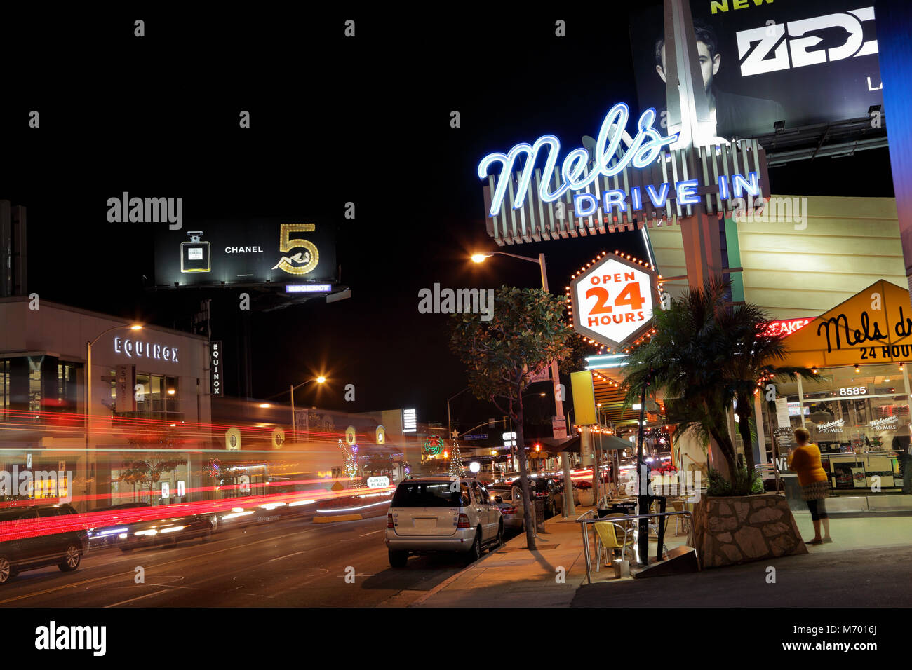Mel's Drive-In, Sunset Boulevard, West Hollywood, California, USA Stock Photo
