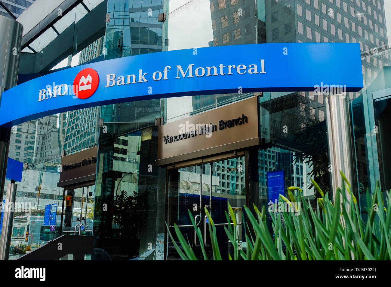 March 7 2018 Bmo Bank Of Montreal Vancouver Main Branch At