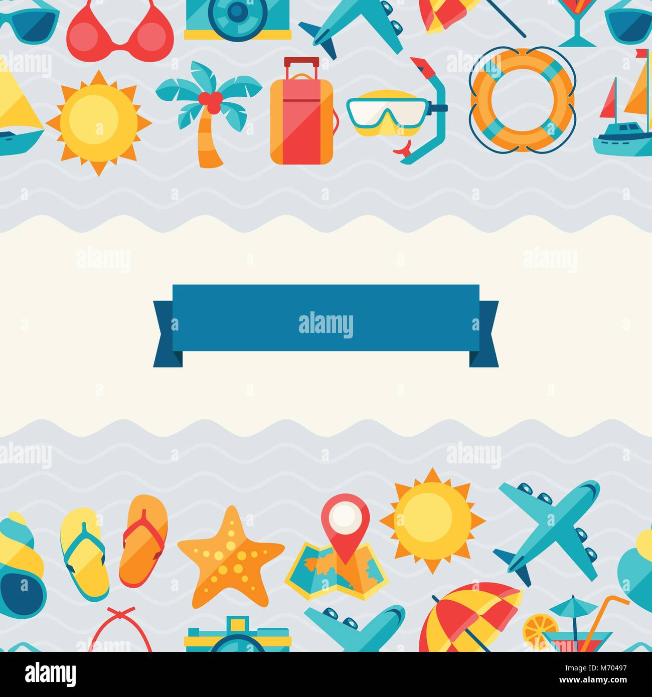 Photo ribbon pattern Stock Vector Images - Alamy