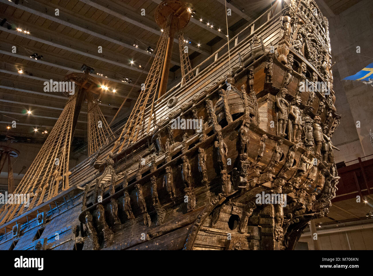 Vasa warship in Vasa Museum (Vasamuseet), Djurgården, Stockholm, Sweden ...