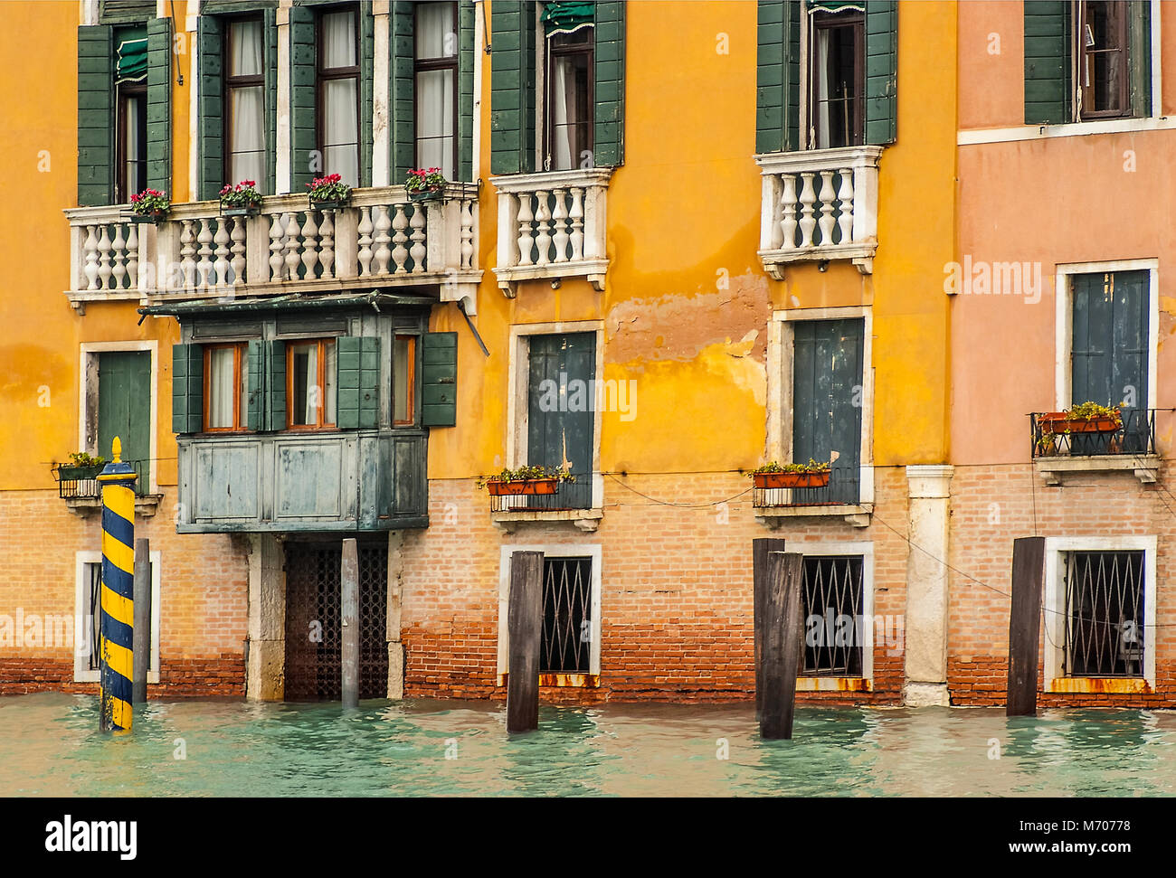 Acqua Alta in Venice,Italy Stock Photo