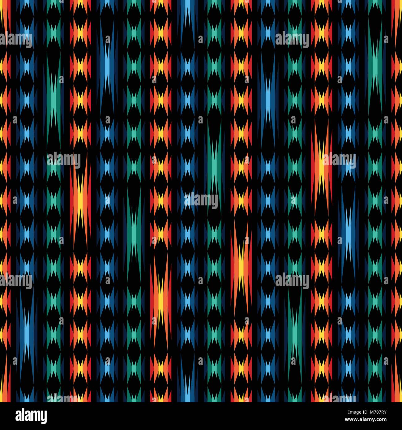Tribal abstract seamless pattern aztec geometric background Stock ...