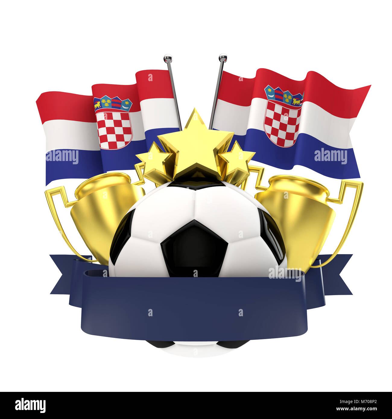 Fanion Wimpel Football Fussball Nogometni Klub Zagreb Croatie Croatia