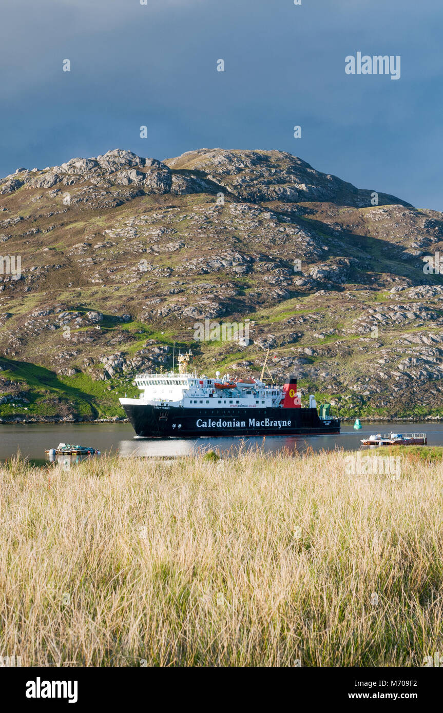 Caledonian MacBrayne ferry Lord of the Isles arriving into