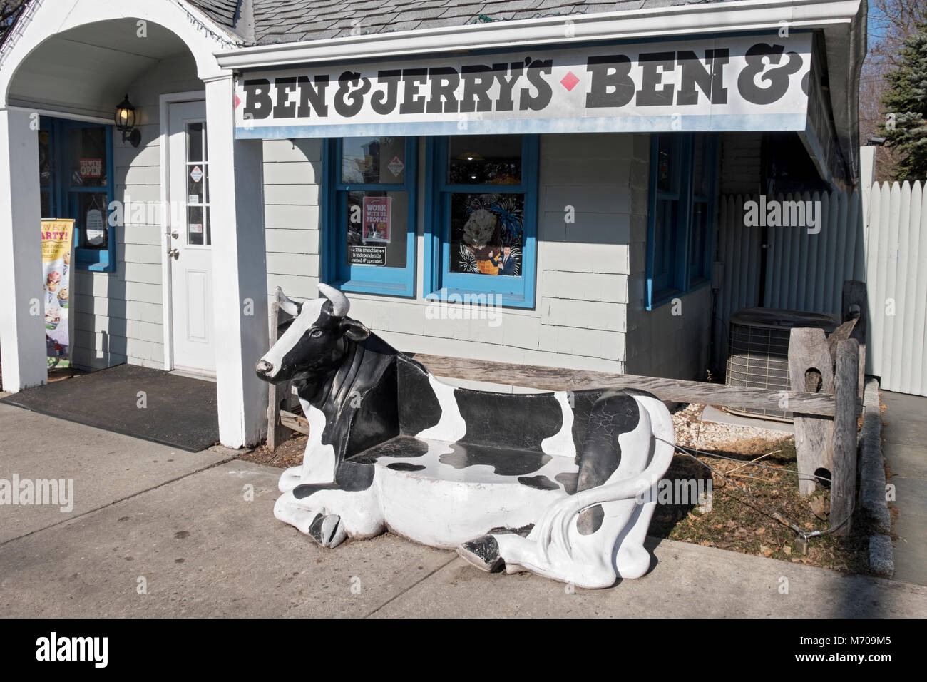 The exterior of Ben & Jerry's ice cream store in Mt. Kisco, Westchester
