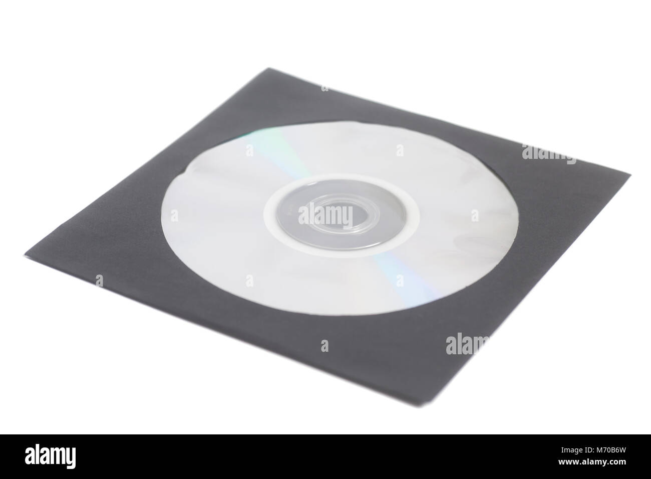 Blank DVD CD case and disc isolated Stock Photo Alamy