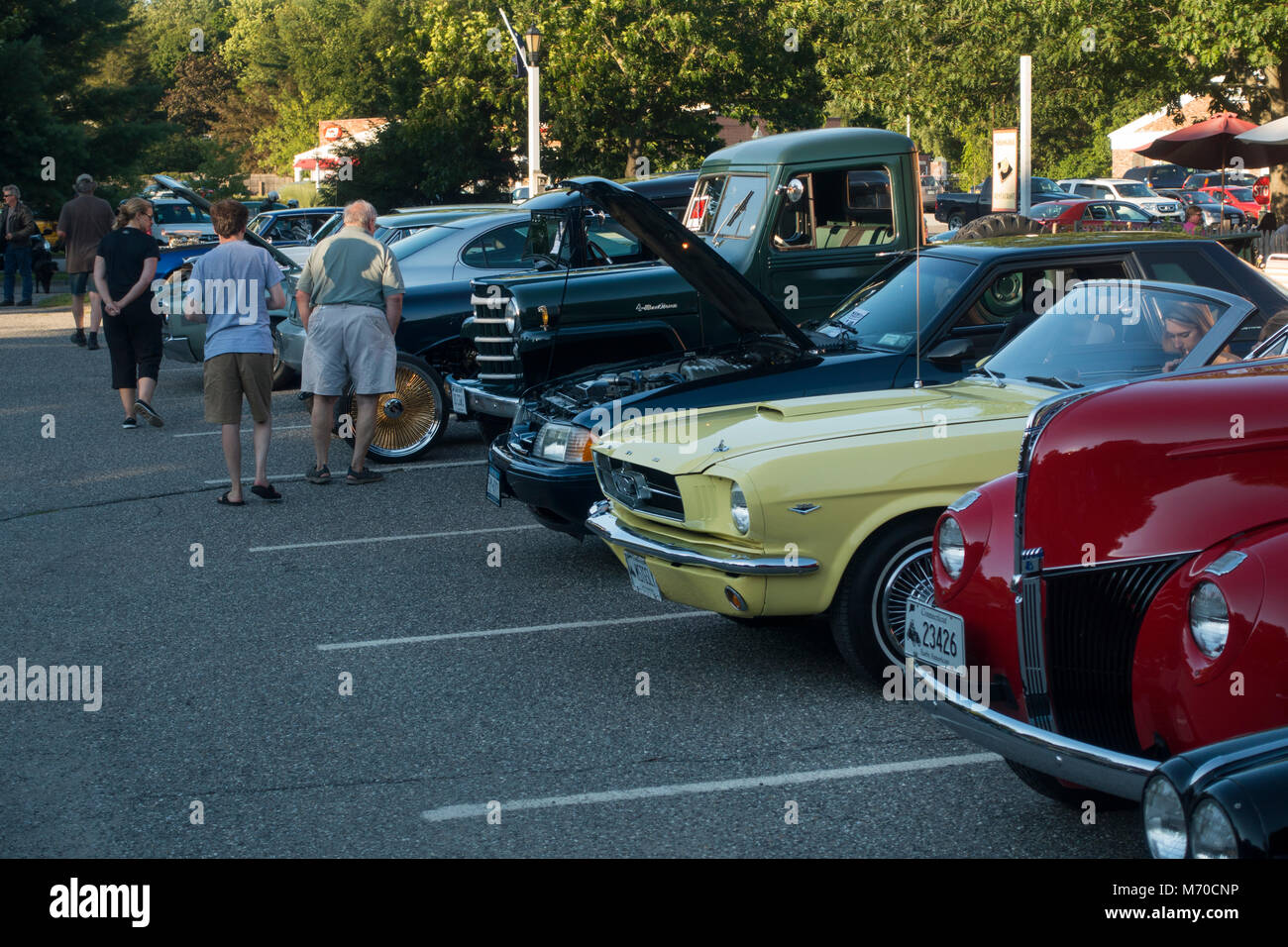 car show in Kent CT Stock Photo Alamy
