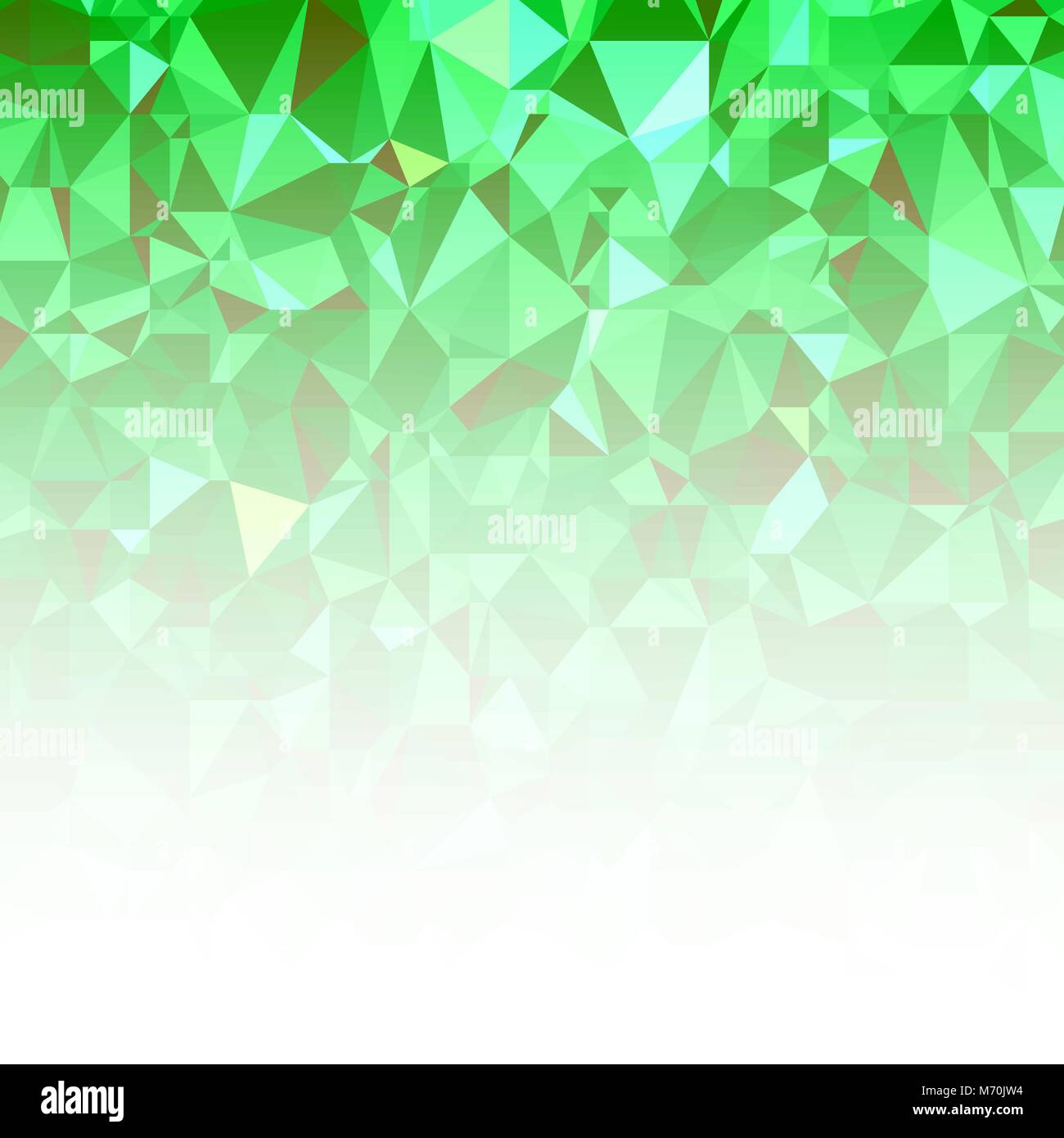 Green Polygonal Background. Rumpled Triangular Pattern. Low Poly ...