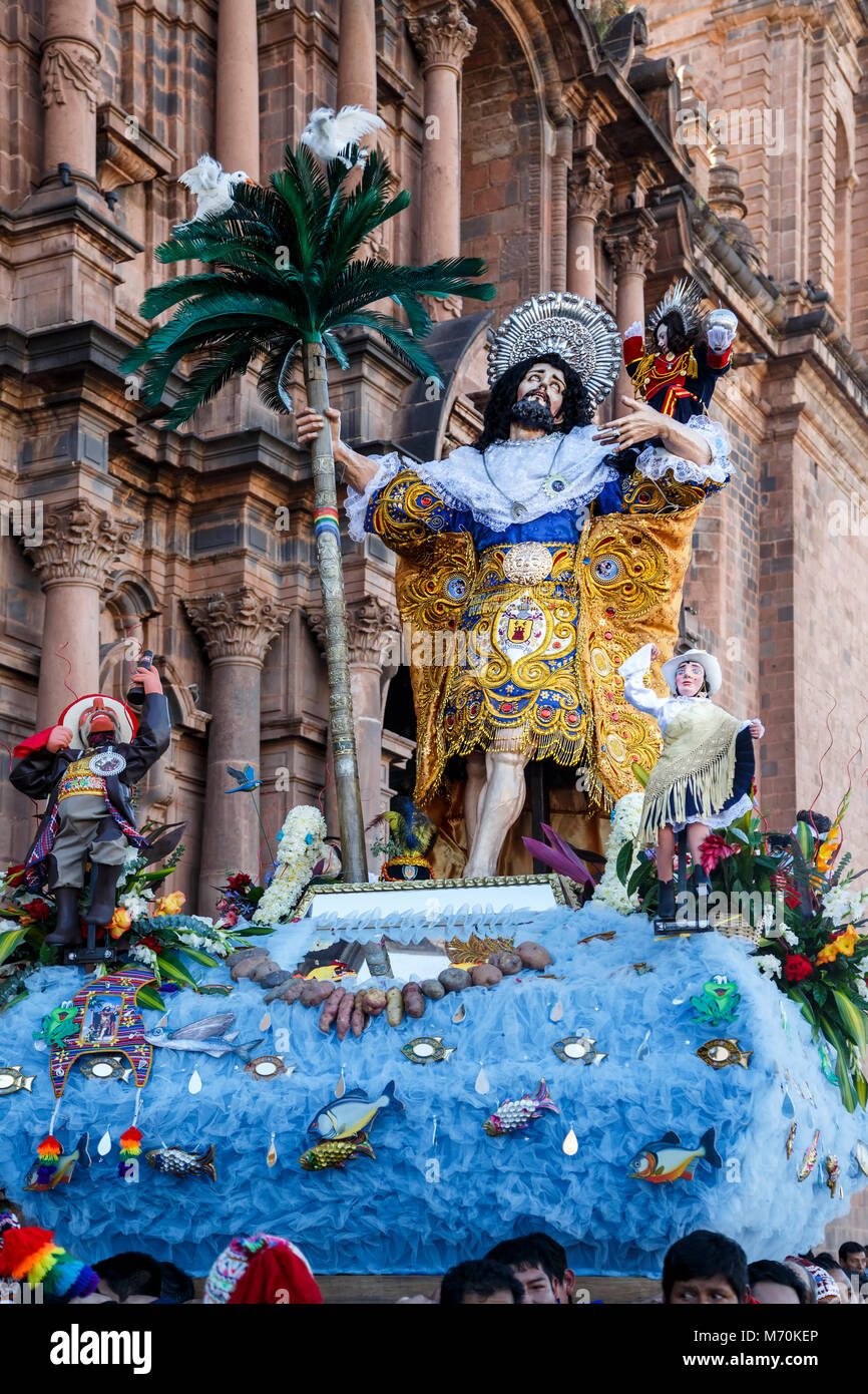 San Cristobal (St. Christopher) Float, Corpus Christi Celebration