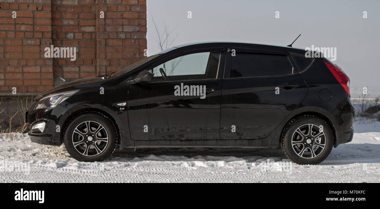 Hyundai Accent High Resolution Stock 