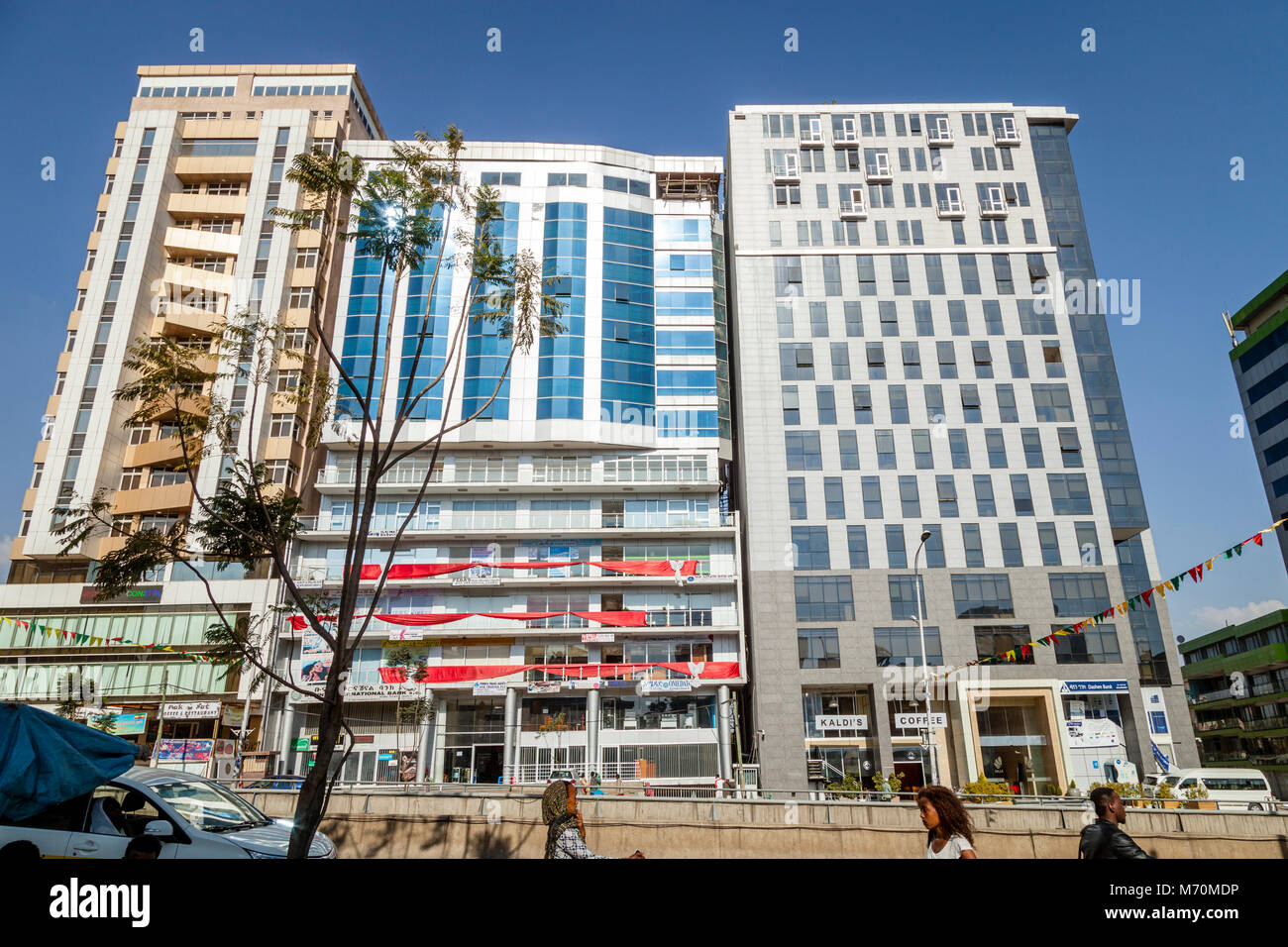 Office and Apartment Buildings On The Bole Road, Addis Ababa, Ethiopia