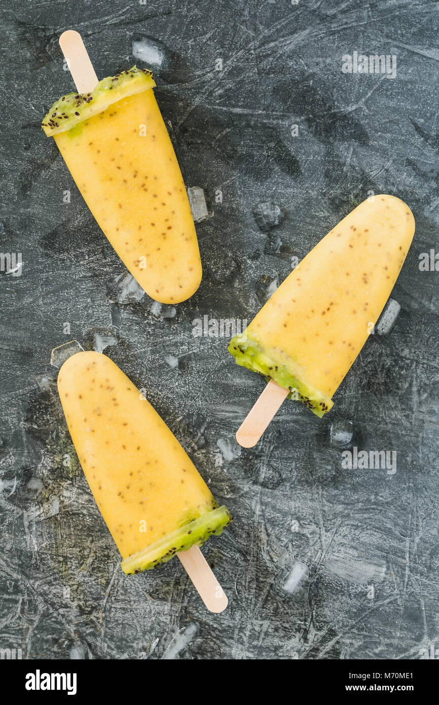Download Yellow Ice Lolly Pop Over High Resolution Stock Photography And Images Alamy PSD Mockup Templates