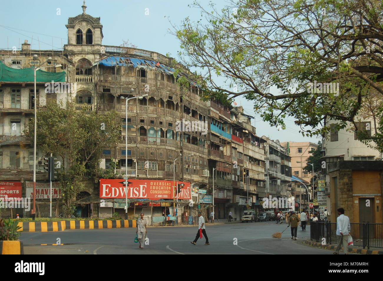 Mumbai street scene Stock Photo
