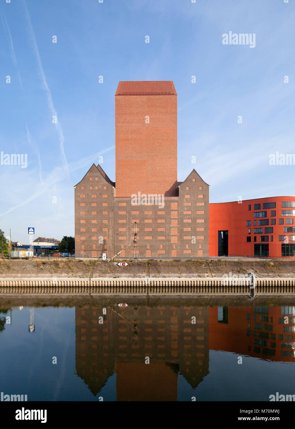 State archive of North Rhine-Westphalia (NRW) in Duisburg, Germany Stock Photo