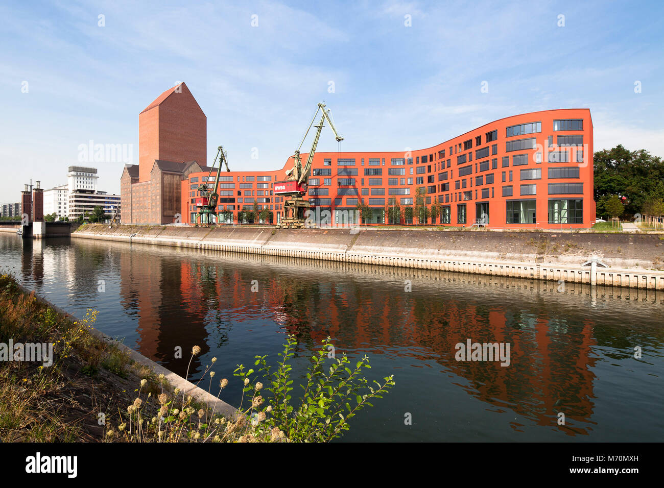 State archive of North Rhine-Westphalia (NRW) in Duisburg, Germany Stock Photo