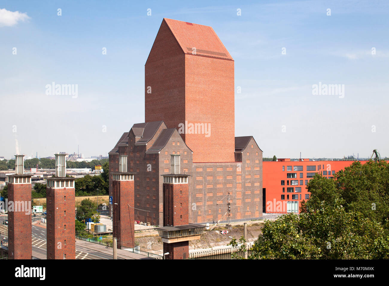 State archive of North Rhine-Westphalia (NRW) in Duisburg, Germany Stock Photo