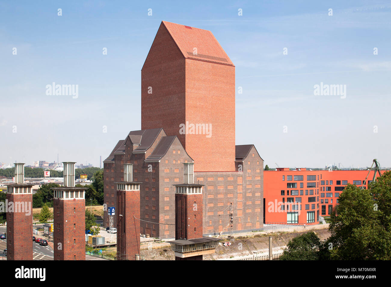 State archive of North Rhine-Westphalia (NRW) in Duisburg, Germany Stock Photo