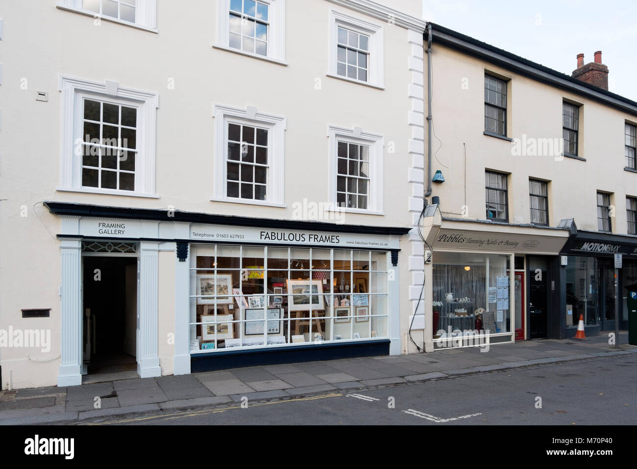 Fabulous Frames, framing shop gallery in Norwich, Norfolk, UK Stock