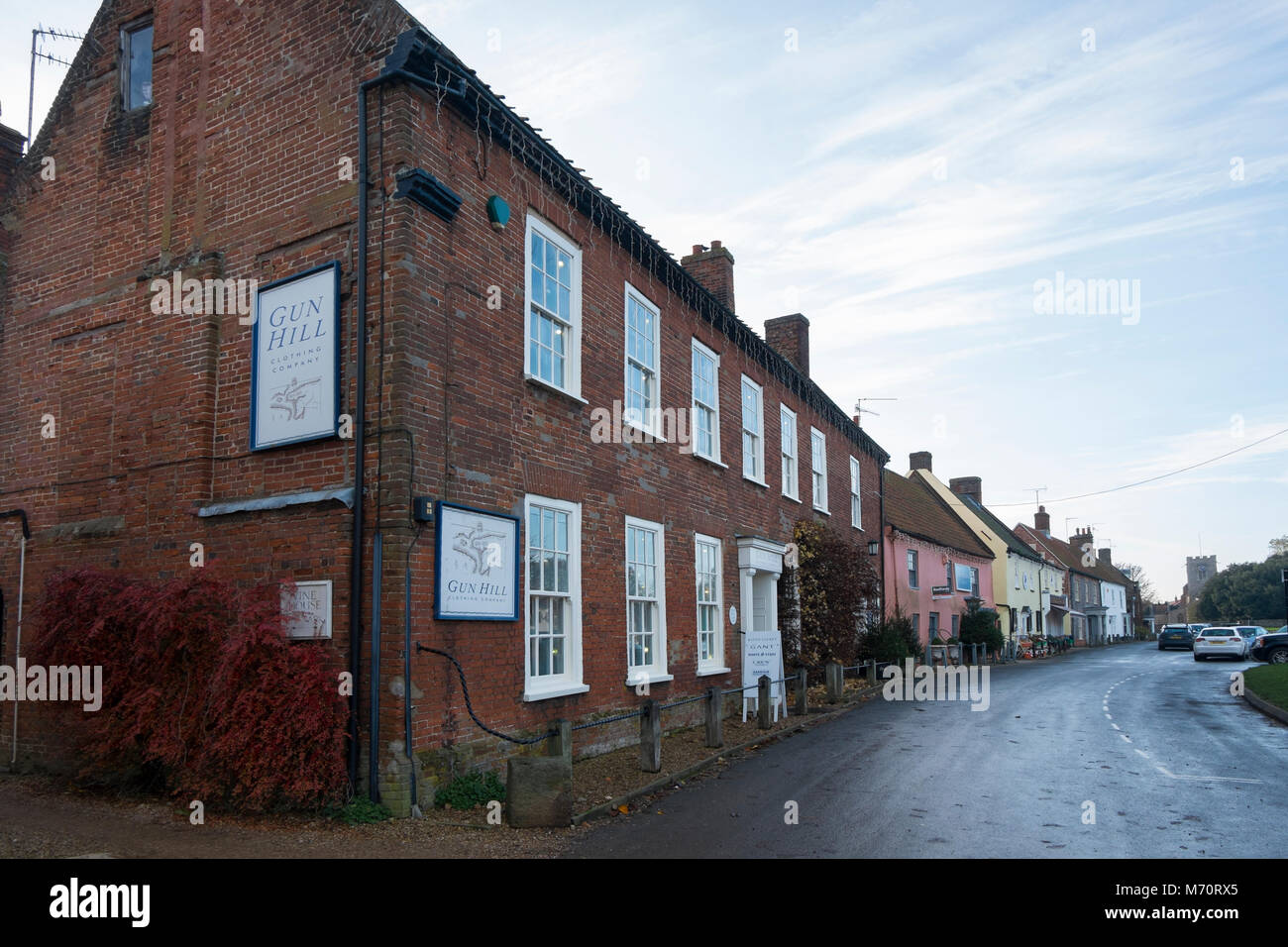 Gun Hill clothing company in Burnham Market, North Norfolk, UK Stock