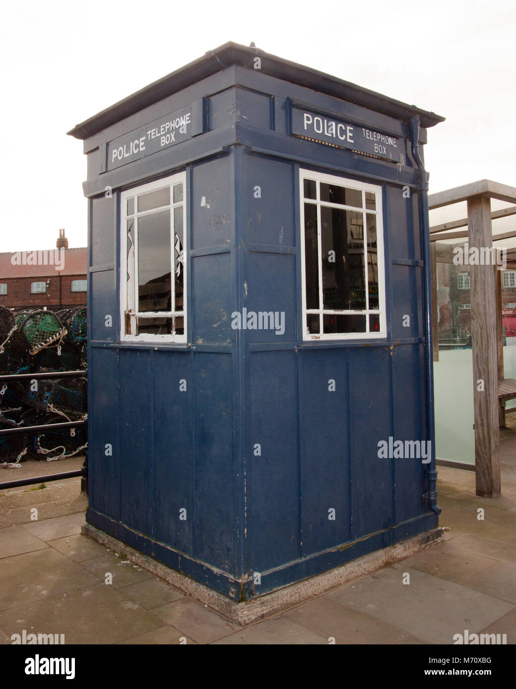 Police public call box hi-res stock photography and images - Alamy