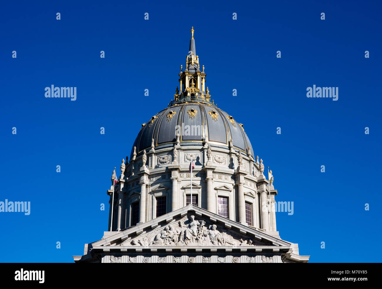 Dome of San Francisco City Hall Stock Photo Alamy