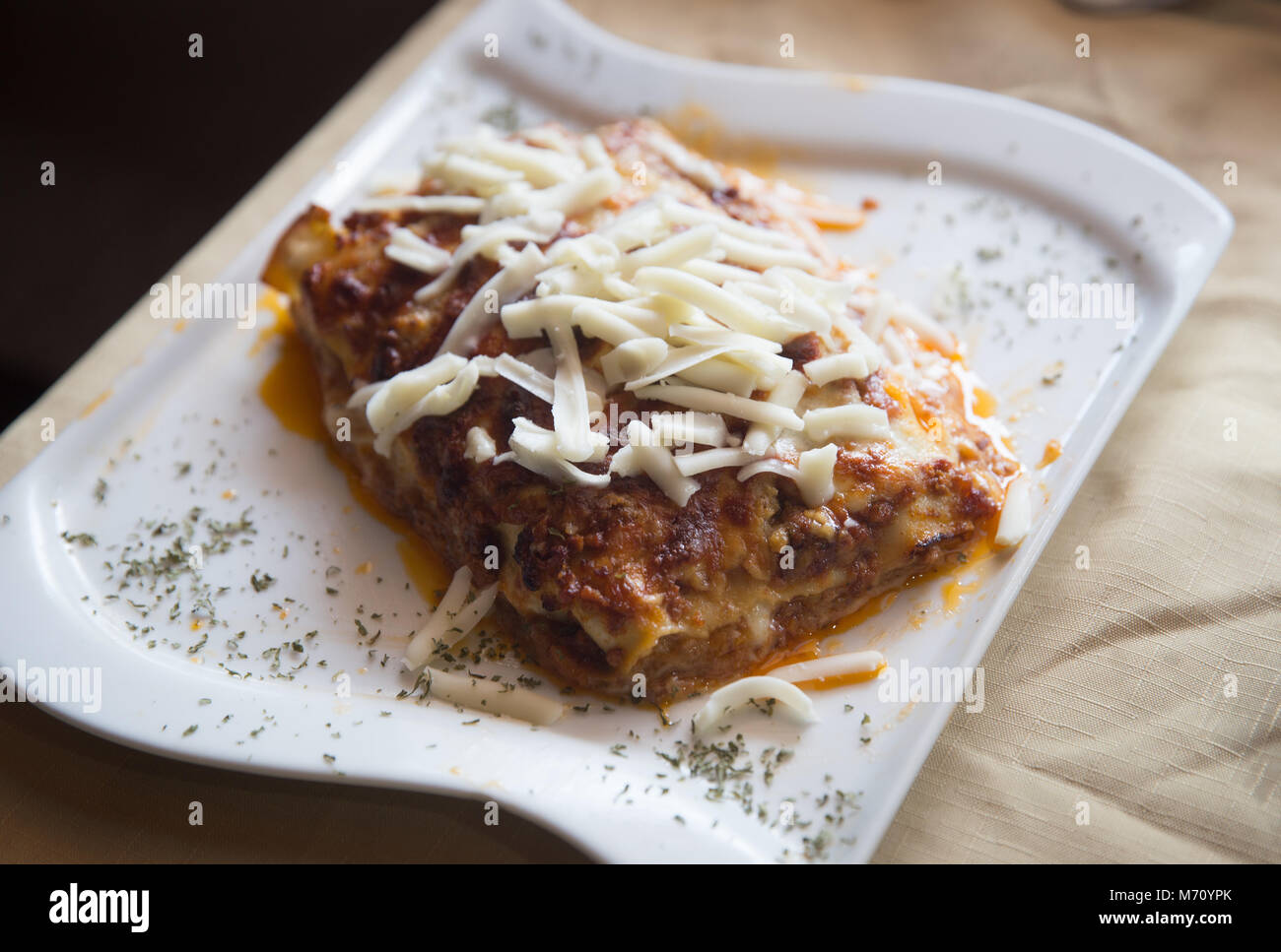 Homemade lasagna from scratch Stock Photo - Alamy