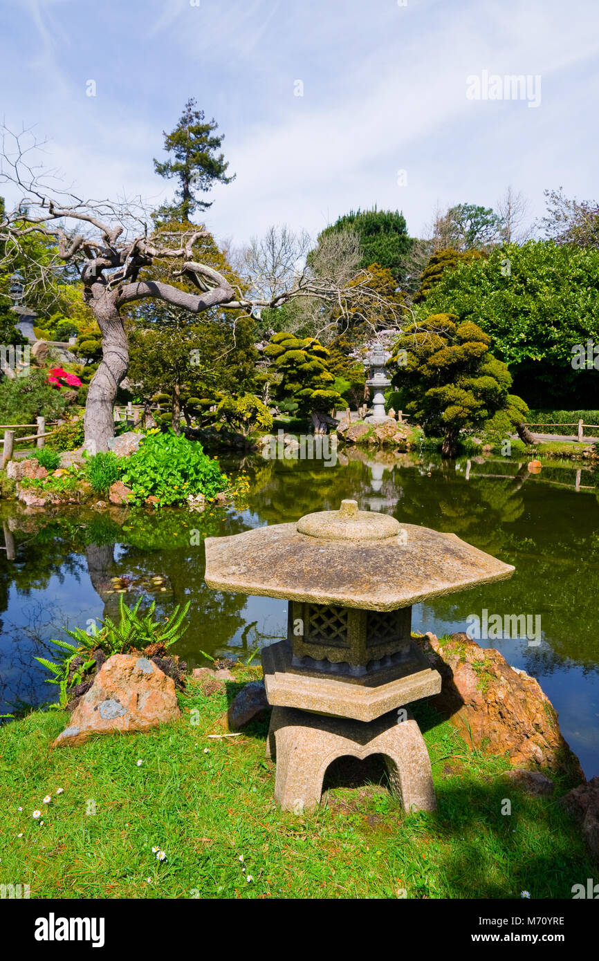 Japanese Tea Garden in San Francisco Stock Photo