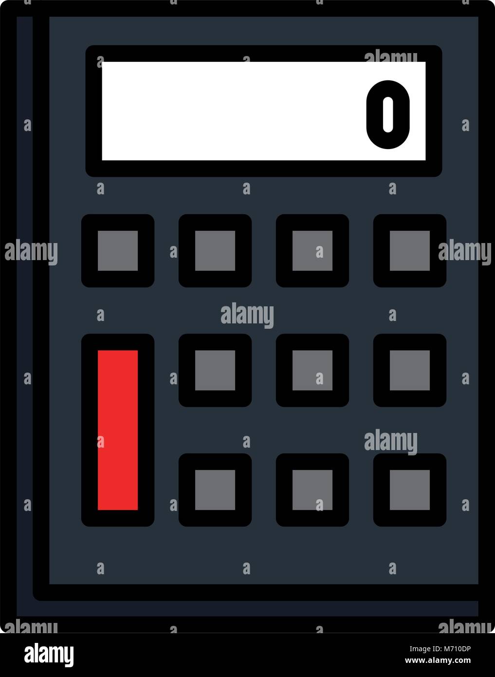 calculator device isolated icon vector illustration design Stock Vector ...