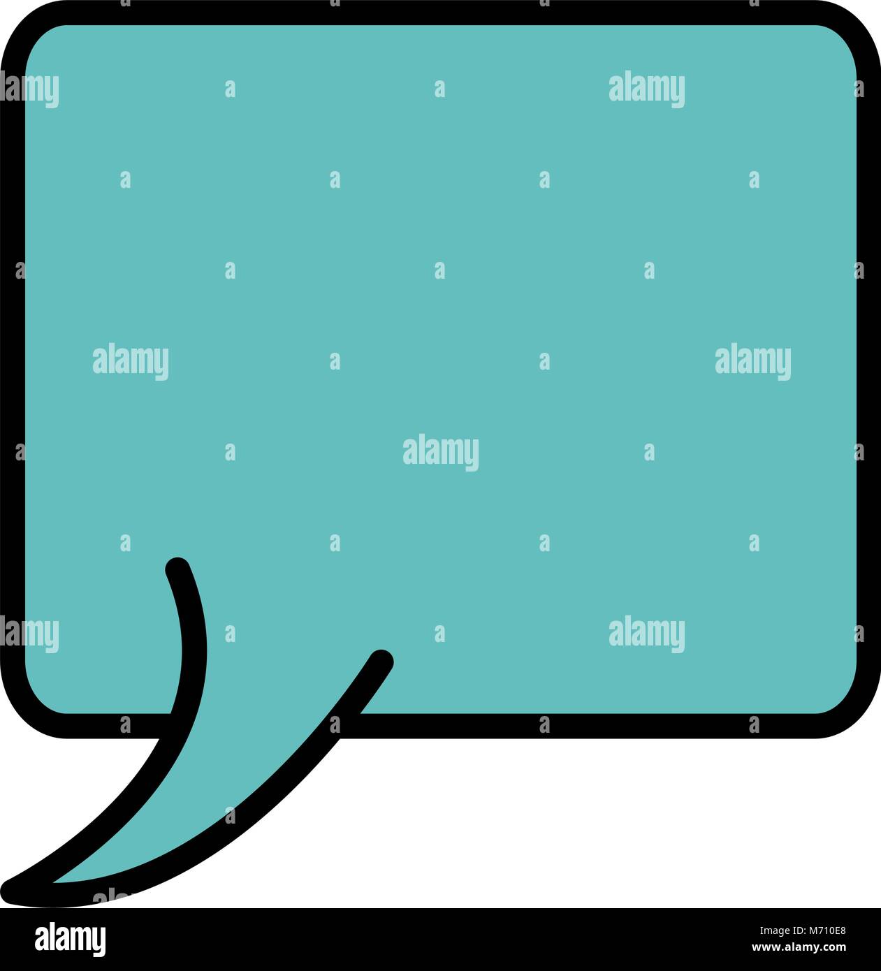 speech bubble message icon vector illustration design Stock Vector ...