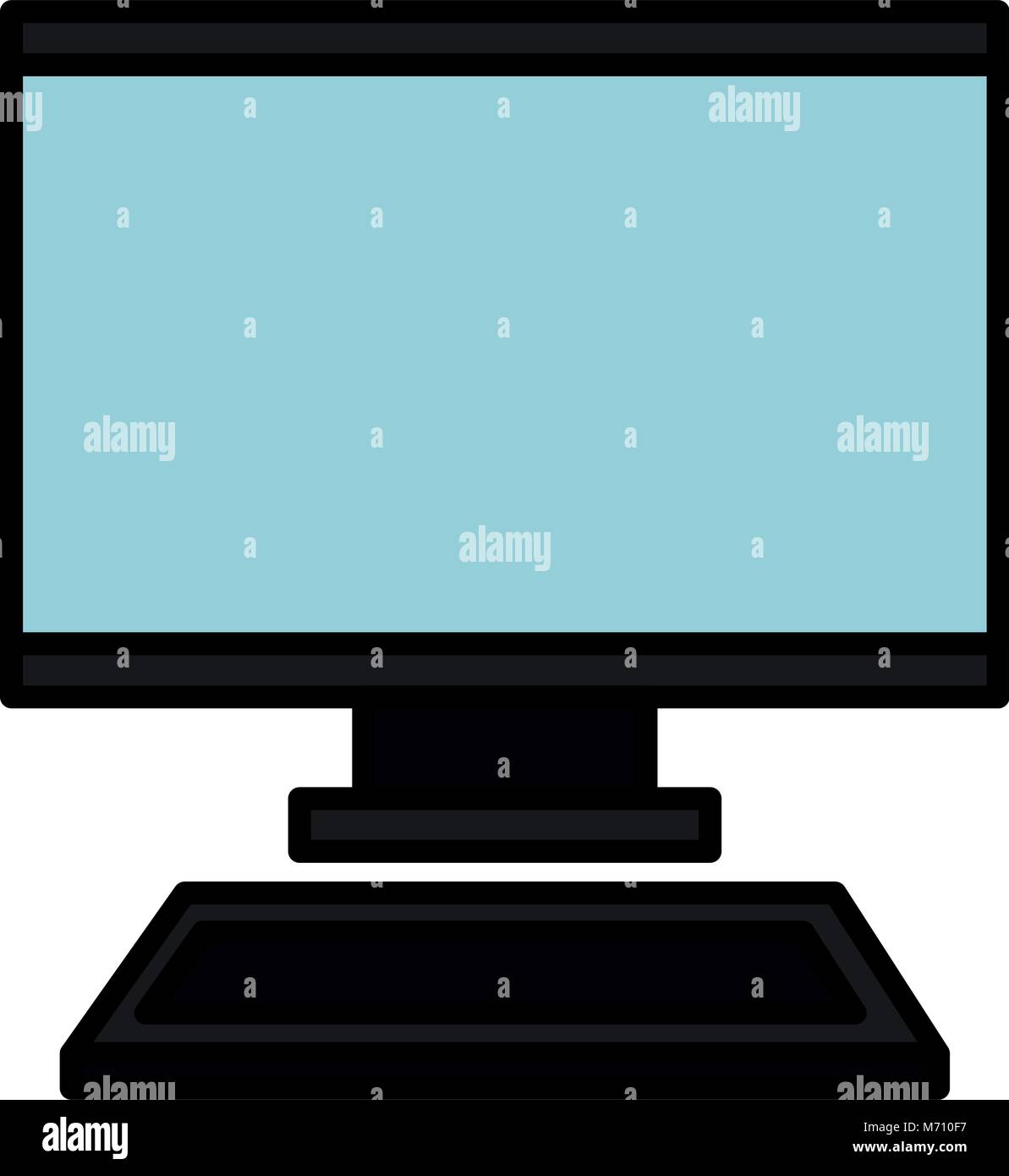desktop computer isolated icon vector illustration design Stock Vector ...