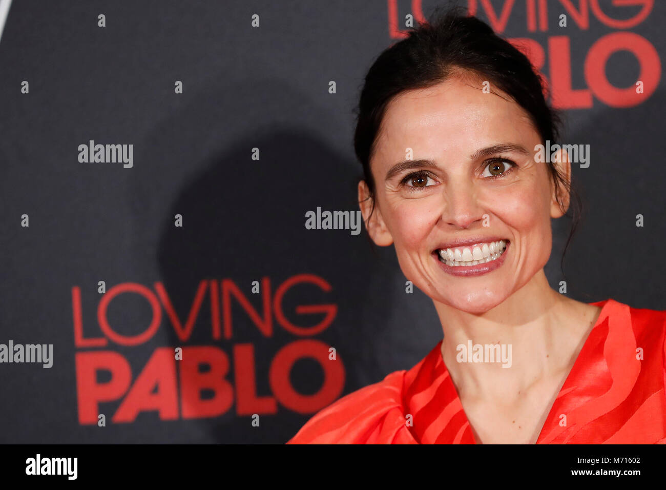 Madrid, Spain. 7th March, 2018. Elena Anaya during the premiere of the