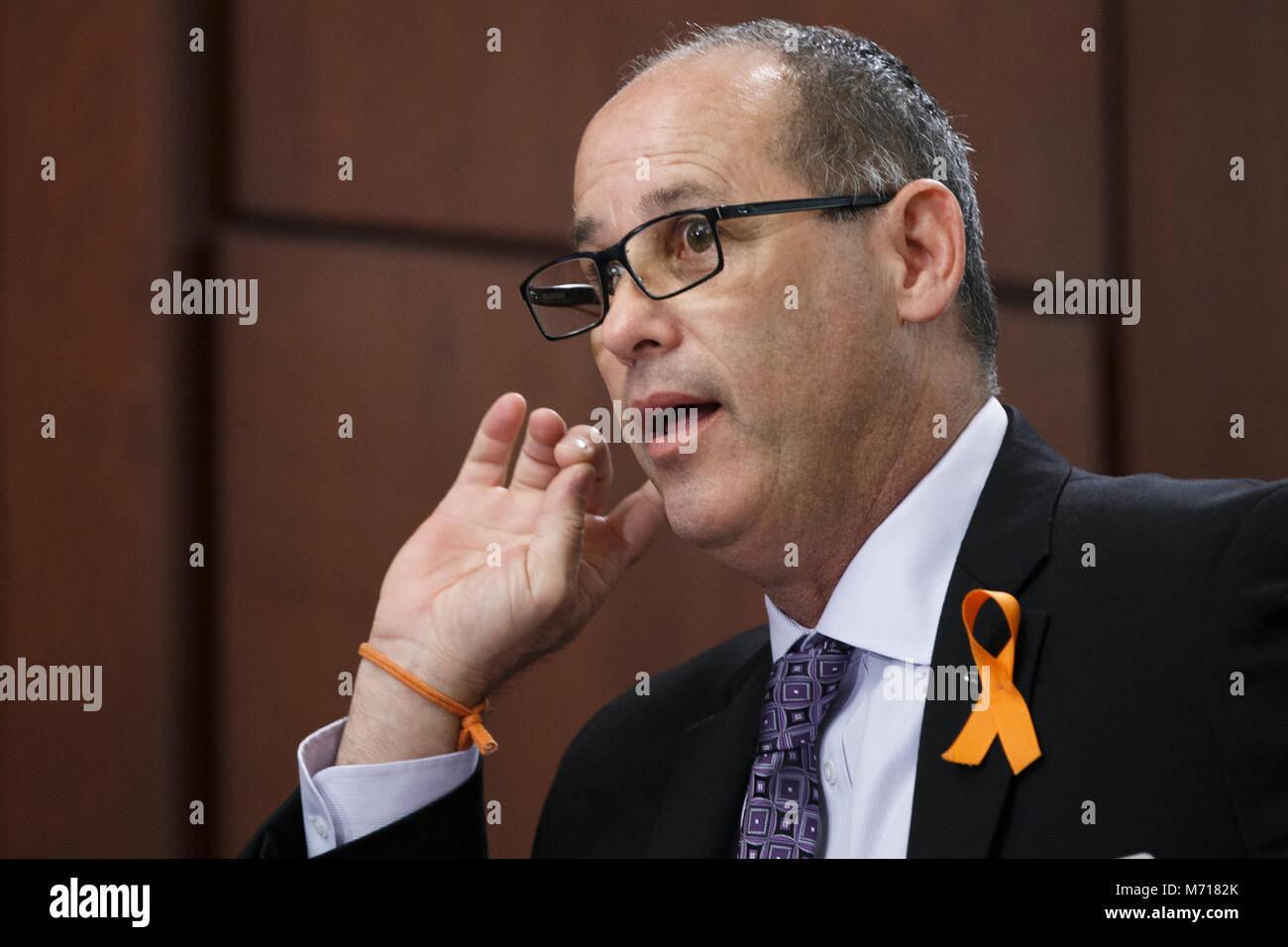 Washington, United States Of America. 07th Mar, 2018. Fred Guttenberg ...