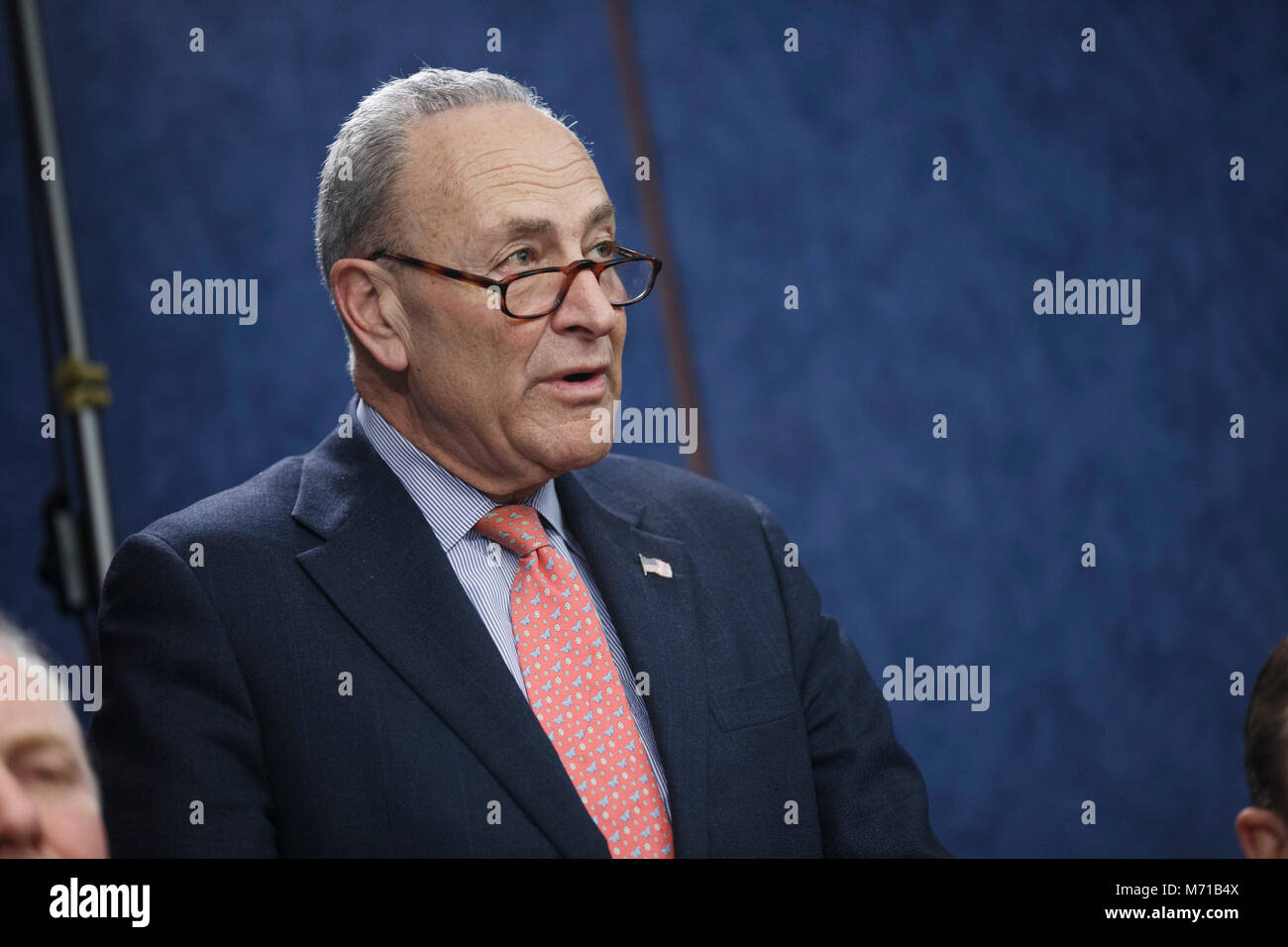 United States Senate Minority Leader Senator Charles Schumer, Democrat ...