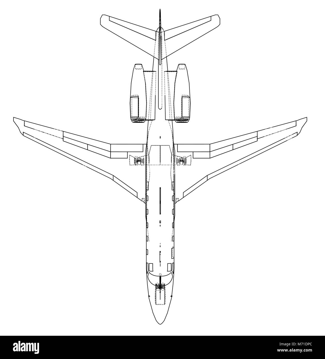 Airplane wing diagram Black and White Stock Photos & Images - Alamy