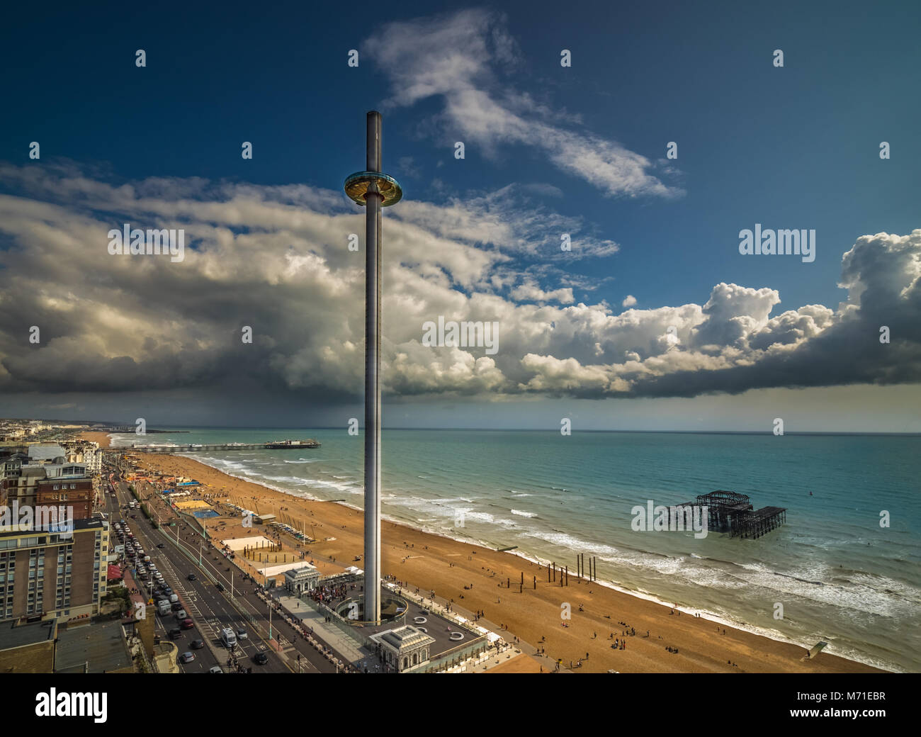 Brighton from above Stock Photo
