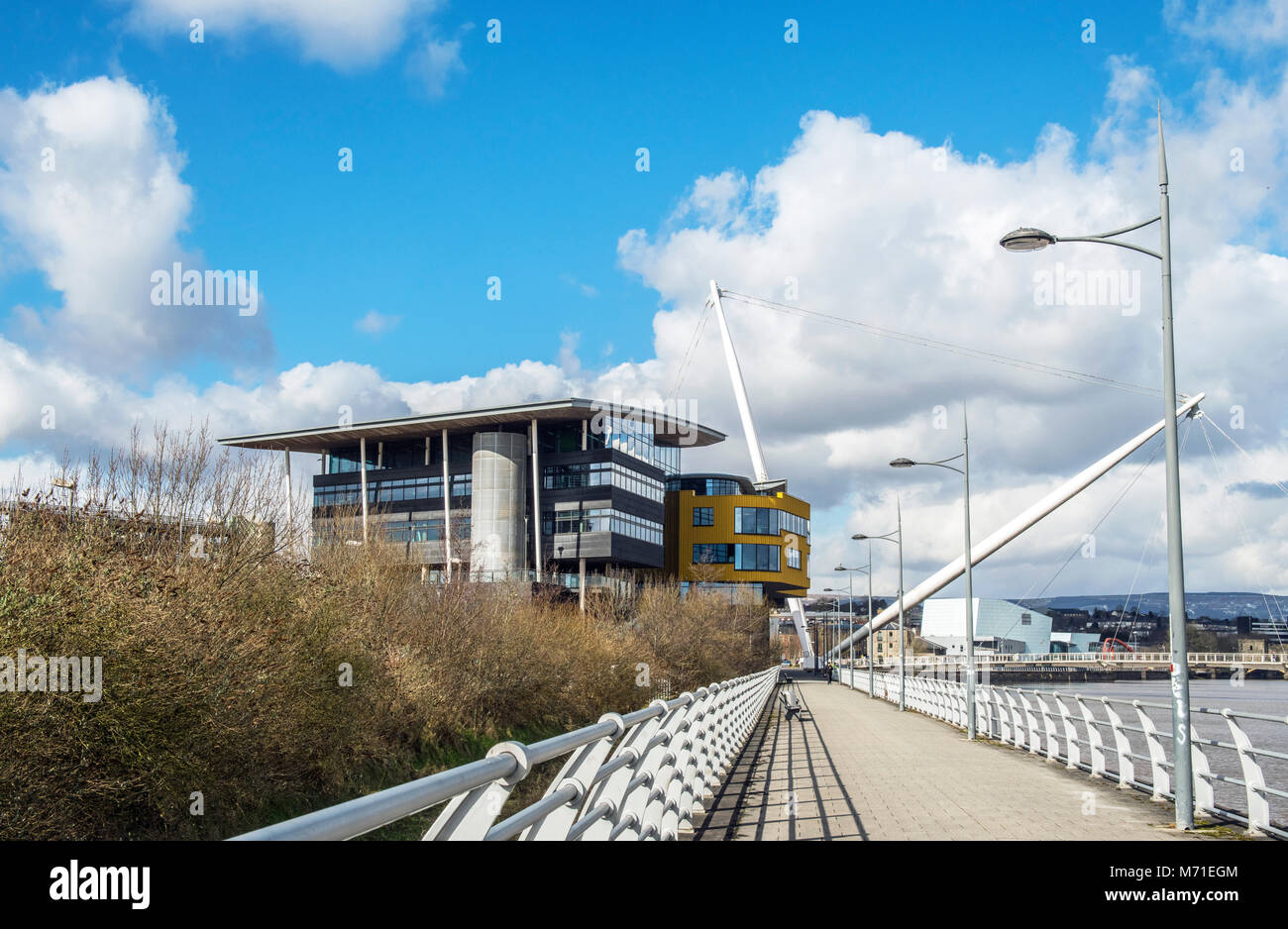 A view of the University of South Wales in Cardiff city centre Stock Photo  - Alamy