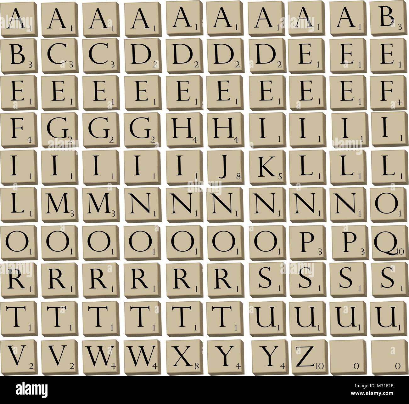 scrabble letter vector vectors hi res stock photography and images alamy