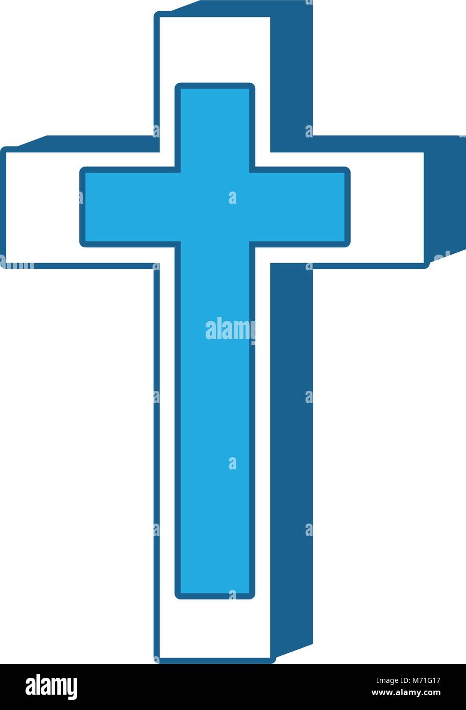 Christian Cross Clip Art Blue