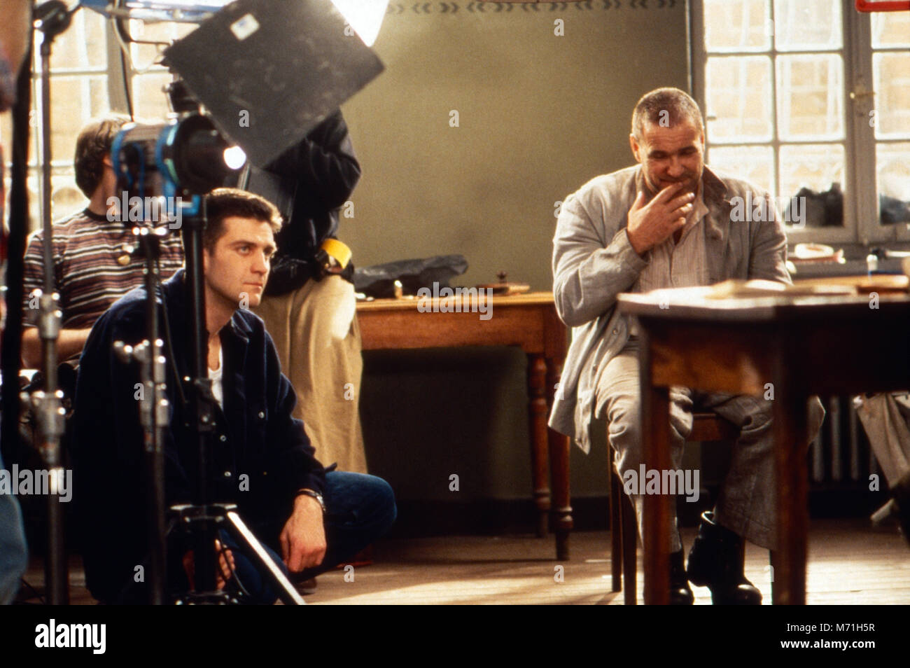 Der Totmacher, Fernsehfilm, Deutschland 1995, Regie: Romuald Karmakar, Darsteller Götz George am Set während der Dreharbeiten Stock Photo