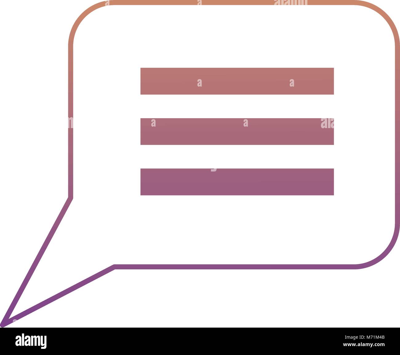 square speech bubble icon over white background, colorful design ...