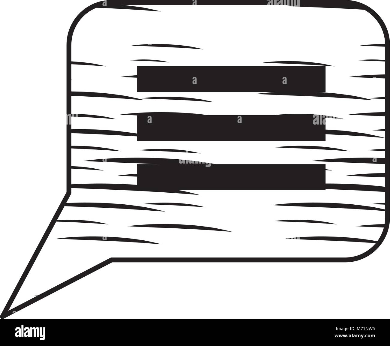 square speech bubble icon over white background, vector illustration ...