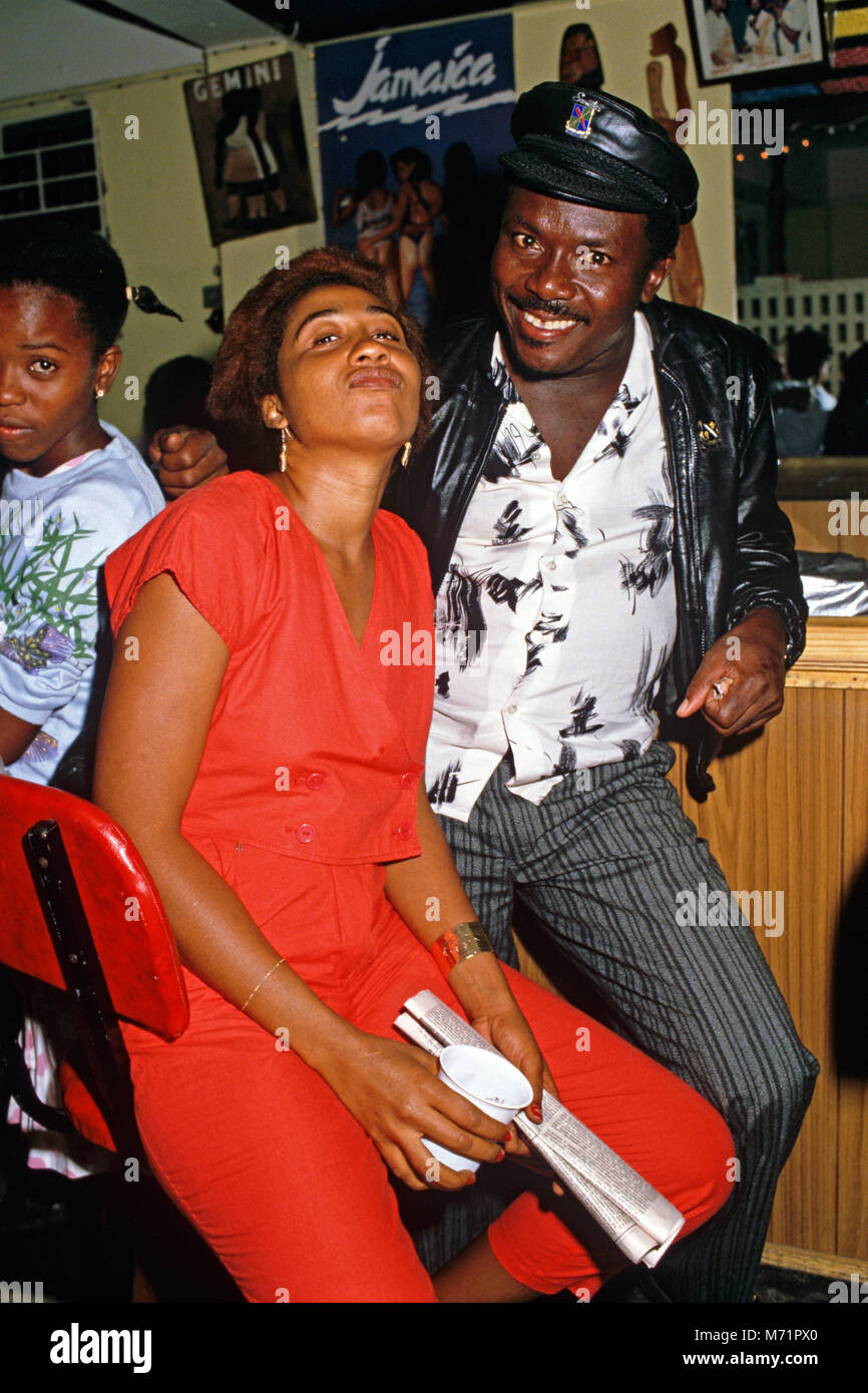 Bar at the Half Way Tree Bar, Kingston, Jamaica Stock Photo Alamy