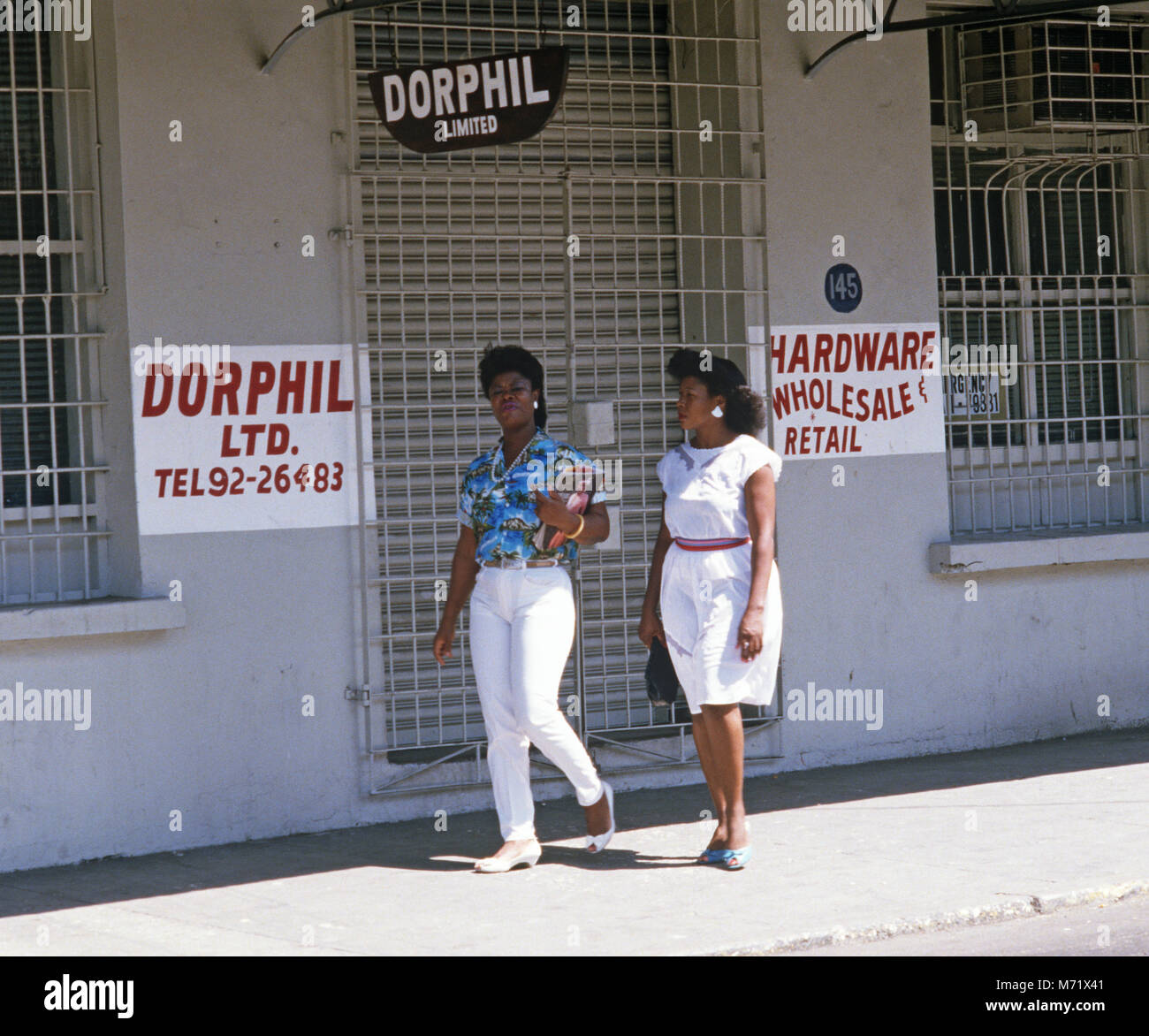 Jamaican fashion in Kingston, Jamaica Stock Photo Alamy