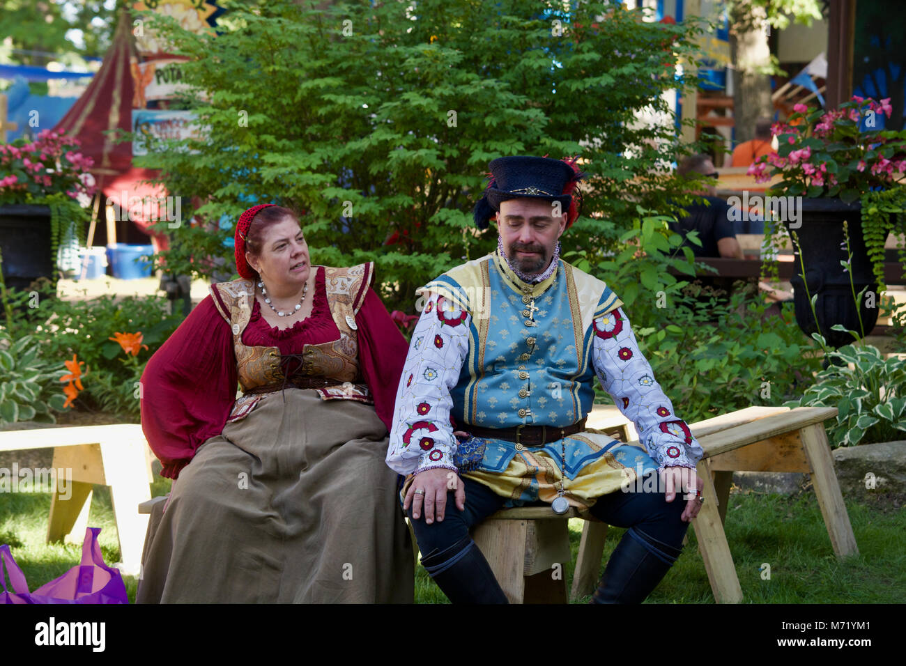 Bristol Renaissance Faire in Wisconsin Stock Photo Alamy