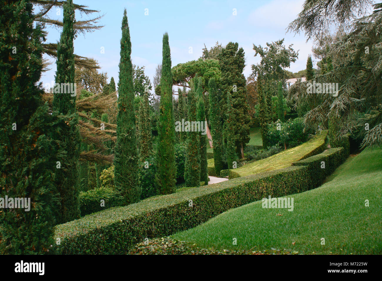 Jardines Santa Clotilde in Lloret de Mar, Costa Brava, Catalonia, Spain Stock Photo